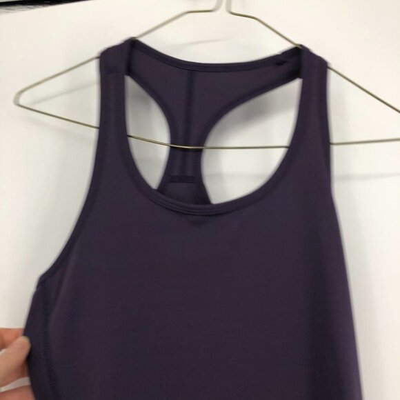 Karma plum purple ruched sides workout tank top small - Picture 6 of 12